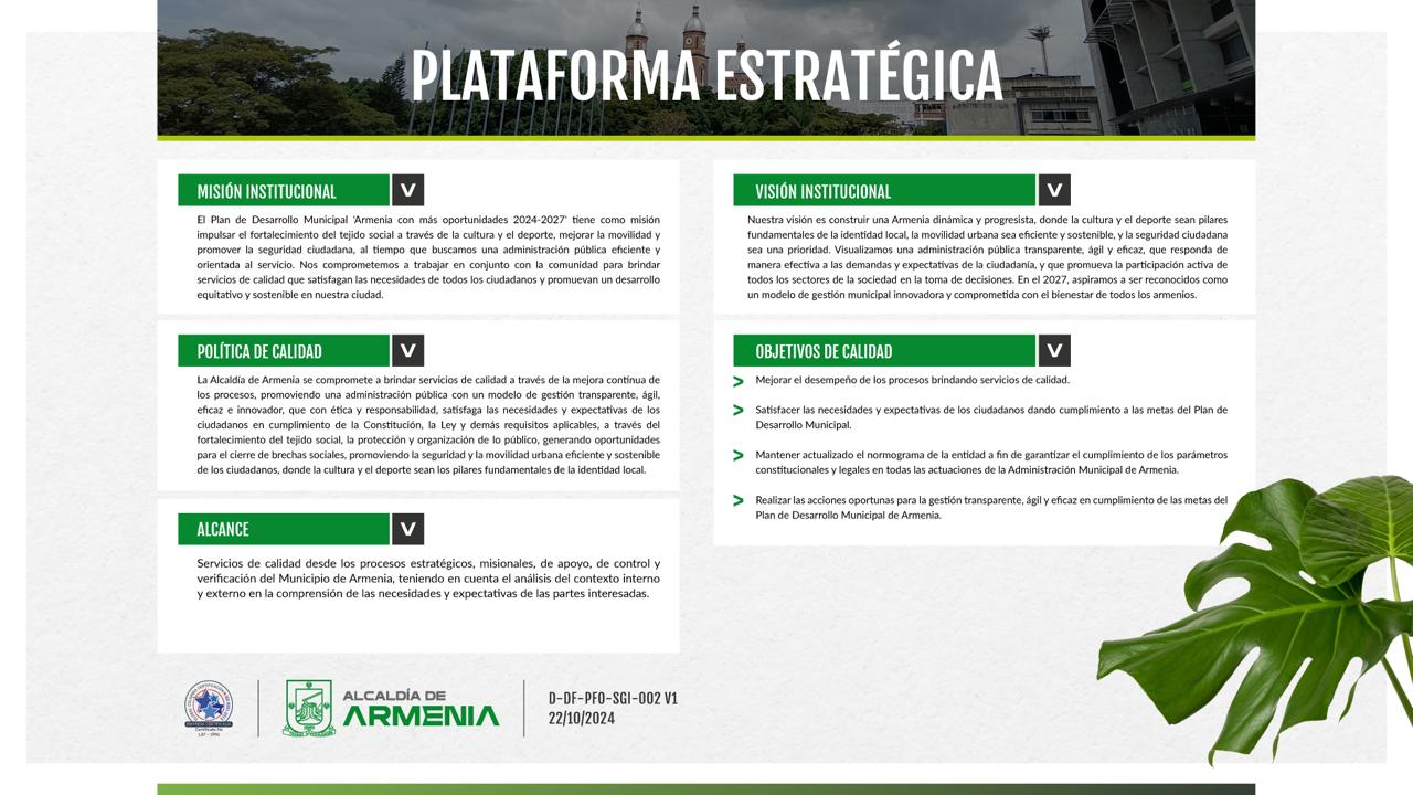 PLATAFORMA ESTRATEGICA